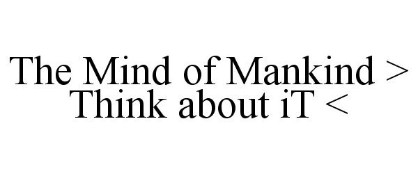 Trademark Logo THE MIND OF MANKIND > THINK ABOUT IT