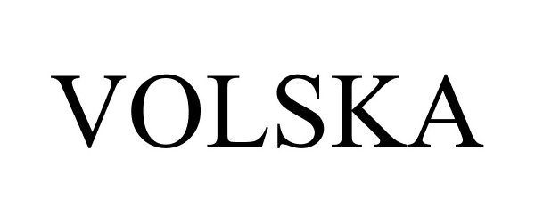Trademark Logo VOLSKA