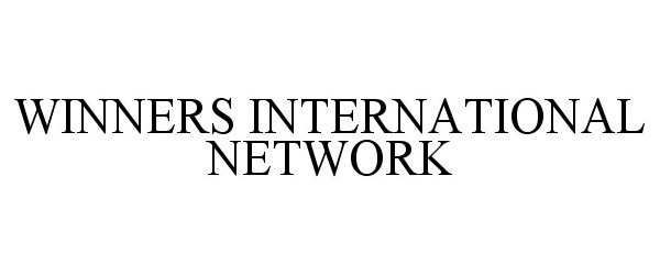 Trademark Logo WINNERS INTERNATIONAL NETWORK
