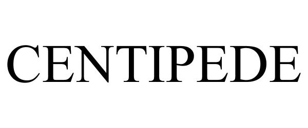 Trademark Logo CENTIPEDE