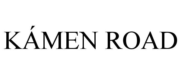 Trademark Logo KÁMEN ROAD