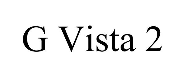 Trademark Logo G VISTA 2