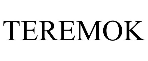 Trademark Logo TEREMOK