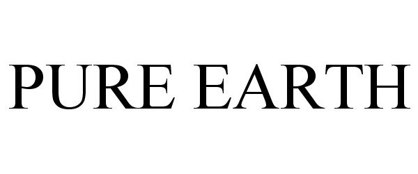 Trademark Logo PURE EARTH