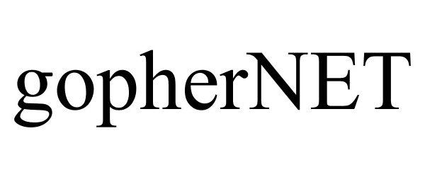 Trademark Logo GOPHERNET