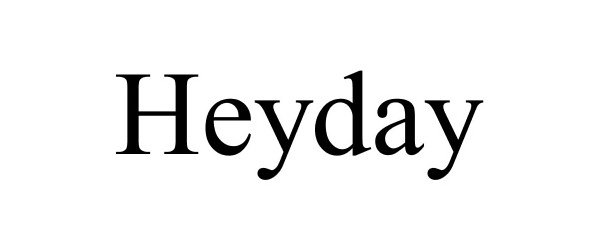 Trademark Logo HEYDAY