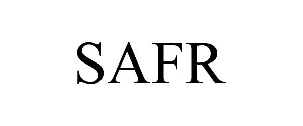 Trademark Logo SAFR