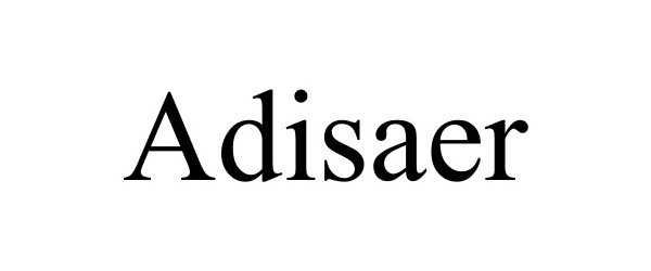 Trademark Logo ADISAER