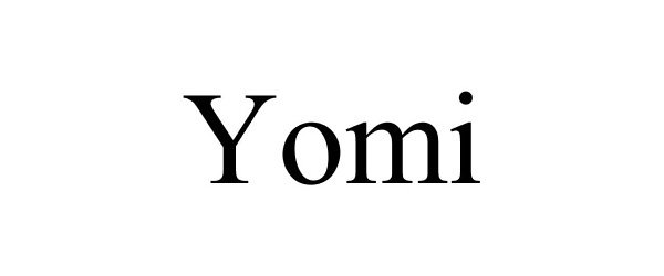 Trademark Logo YOMI
