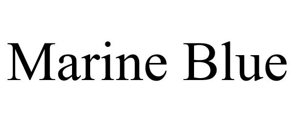 Trademark Logo MARINE BLUE