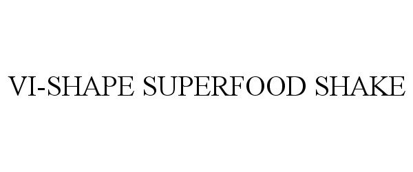  VI-SHAPE SUPERFOOD SHAKE