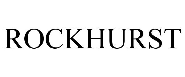 Trademark Logo ROCKHURST
