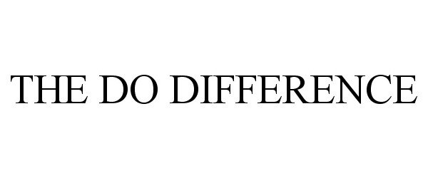  THE DO DIFFERENCE