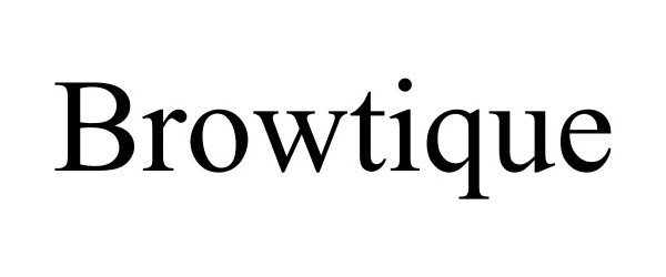 Trademark Logo BROWTIQUE