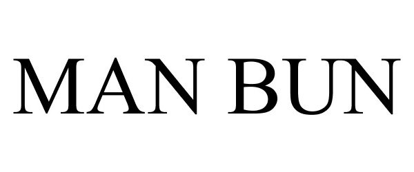 Trademark Logo MAN BUN