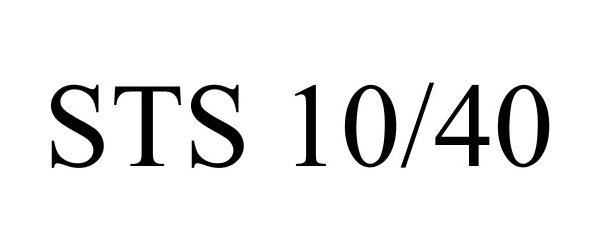 Trademark Logo STS 10/40