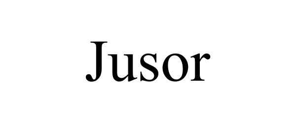 Trademark Logo JUSOR