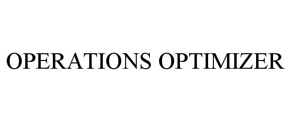 Trademark Logo OPERATIONS OPTIMIZER