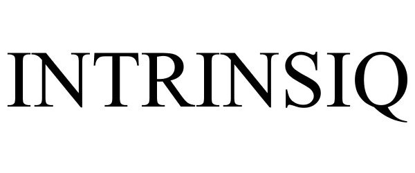 Trademark Logo INTRINSIQ