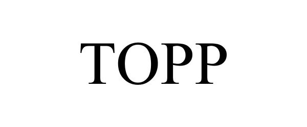 Trademark Logo TOPP