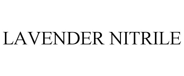 Trademark Logo LAVENDER NITRILE