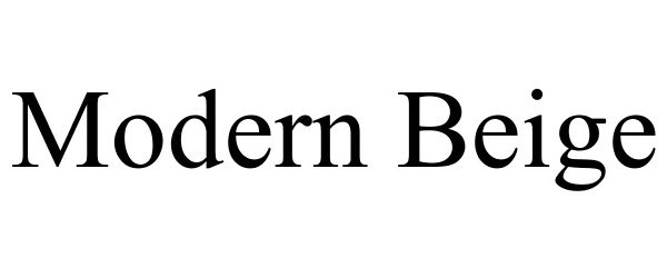 Trademark Logo MODERN BEIGE