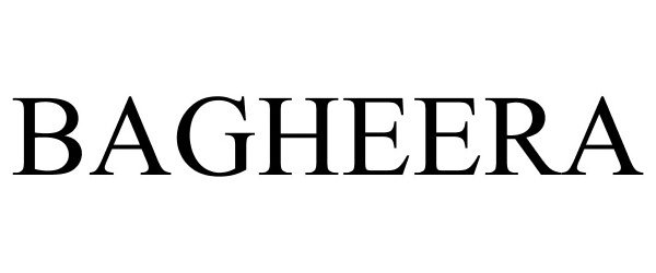 Trademark Logo BAGHEERA