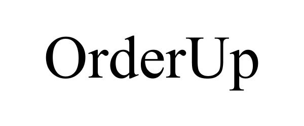 Trademark Logo ORDERUP
