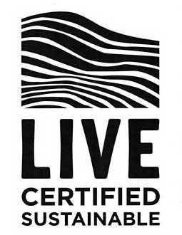 Trademark Logo LIVE CERTIFIED SUSTAINABLE