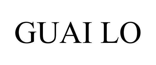 Trademark Logo GUAI LO