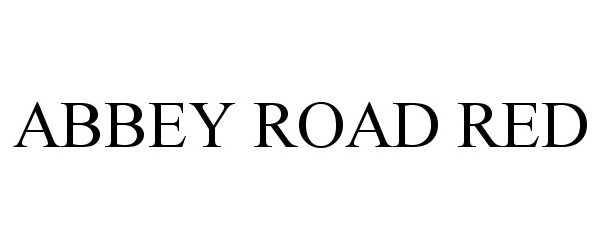 Trademark Logo ABBEY ROAD RED