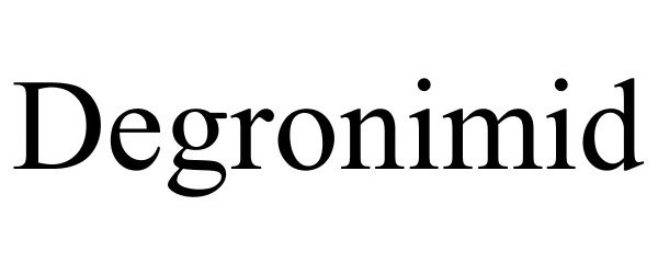 Trademark Logo DEGRONIMID
