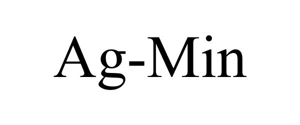 Trademark Logo AG-MIN