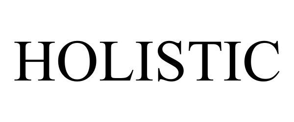 Trademark Logo HOLISTIC