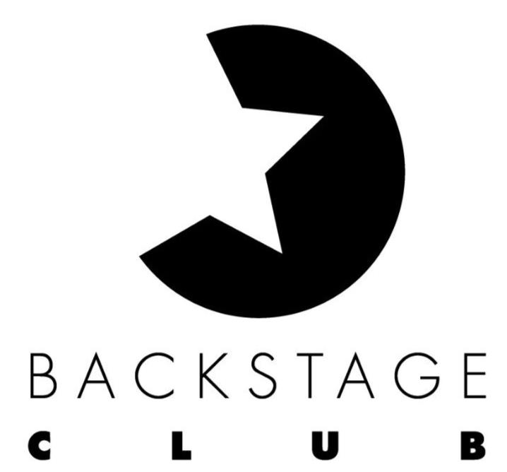 Trademark Logo BACKSTAGE CLUB