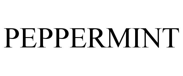 Trademark Logo PEPPERMINT