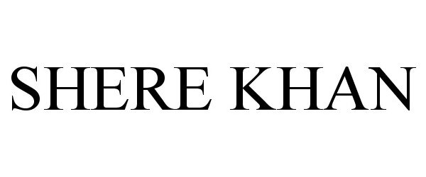 Trademark Logo SHERE KHAN