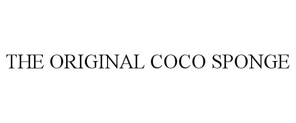  THE ORIGINAL COCO SPONGE