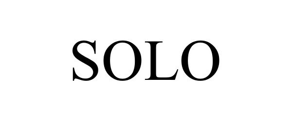 Trademark Logo SOLO