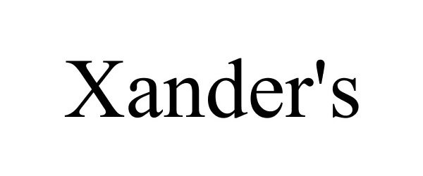 Trademark Logo XANDER'S