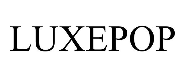 Trademark Logo LUXEPOP
