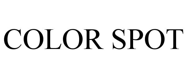 Trademark Logo COLOR SPOT