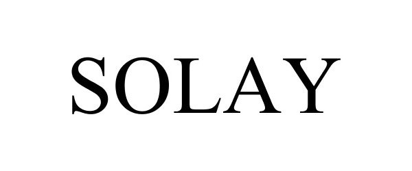 Trademark Logo SOLAY