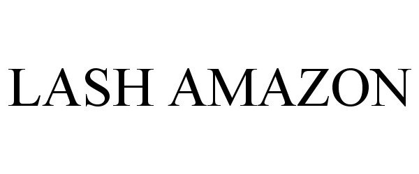 Trademark Logo LASH AMAZON