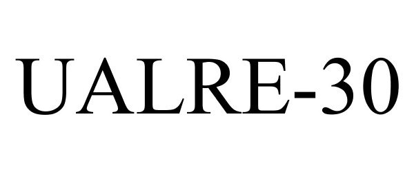 Trademark Logo UALRE-30