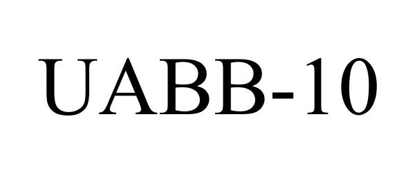 Trademark Logo UABB-10