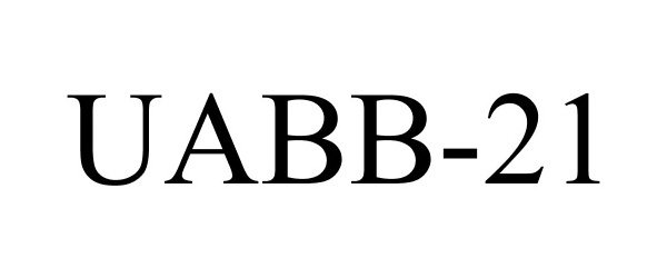 Trademark Logo UABB-21