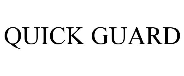 Trademark Logo QUICK GUARD