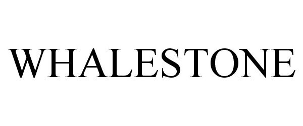 Trademark Logo WHALESTONE