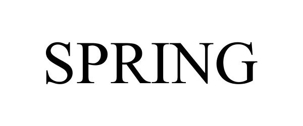 Trademark Logo SPRING